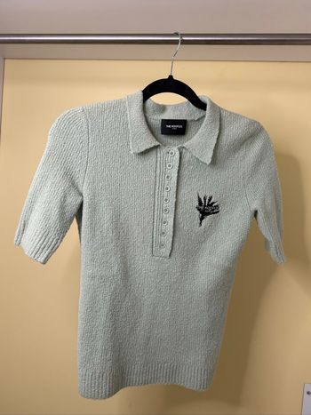 Polo The Kooples 36 - coton épais, manches courtes, idéal à porter en automne ou sous une veste