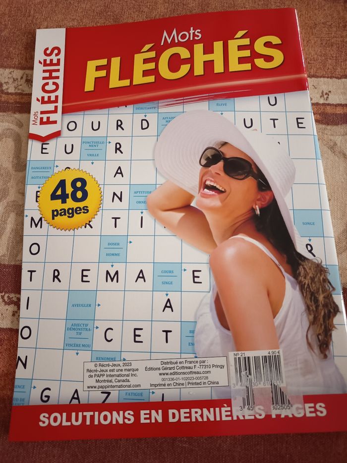 Livre cahier Mots fléchés - photo numéro 2