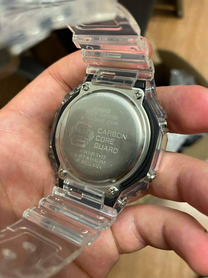 Montre G Shock transparente noire multicolore - photo numéro 3