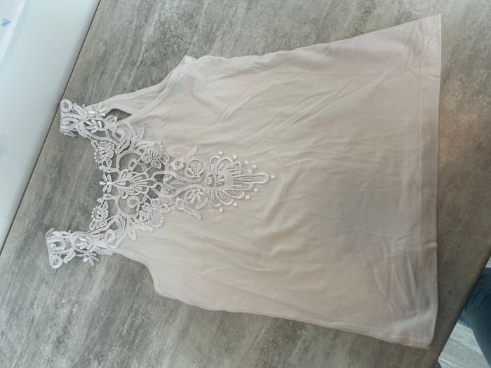 lot 6 vêtements femme taille L-40 short blouse haut robe débardeur pull - photo numéro 4