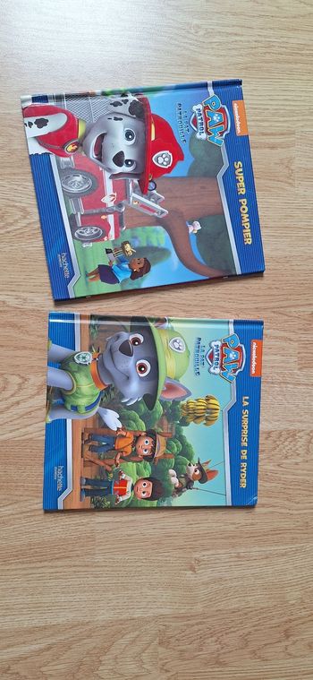 Livre et livre puzzle pat patrouille