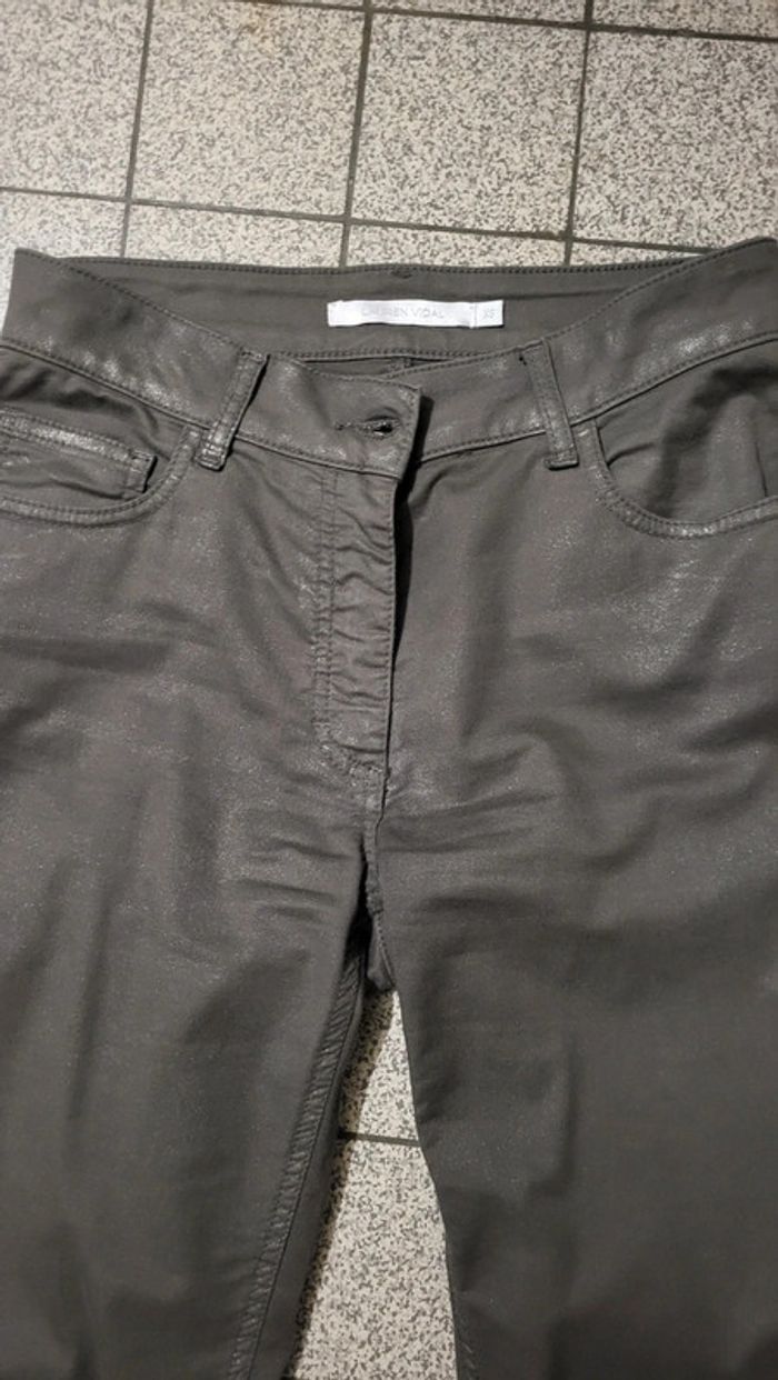 Pantalon  gris brillant taille XS - photo numéro 2