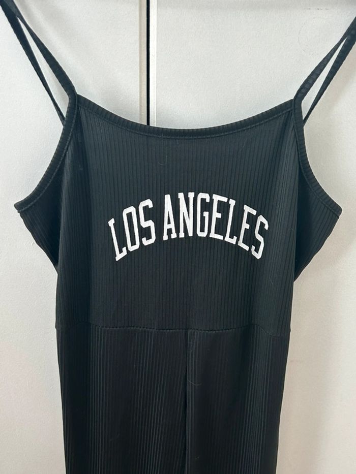 Combinaison été débardeur pantalon à bretelles noir - Los Angeles - 11 / 12 ans - photo numéro 2