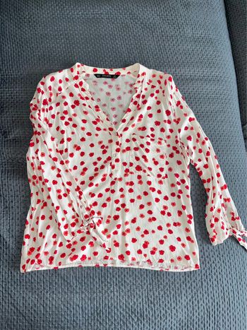 Chemise Zara motif fleurs TM
