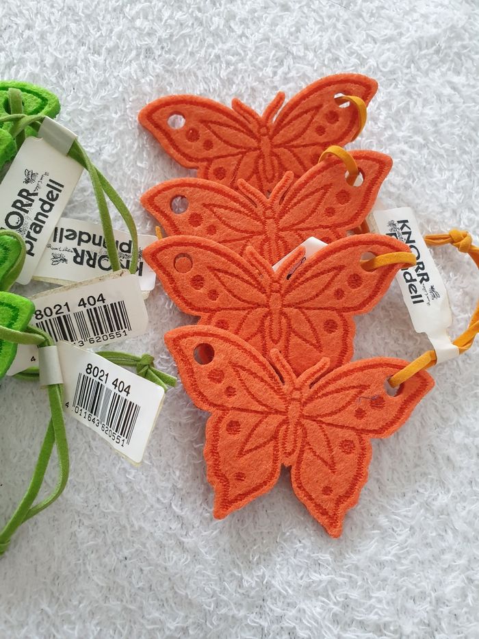 Lot de 12 papillons en feutrine neuf - photo numéro 4