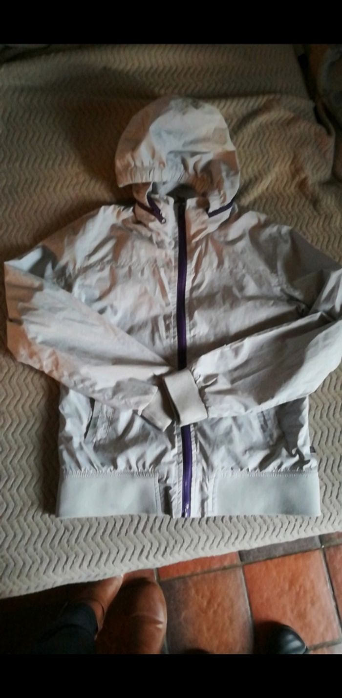 Veste imperméable doublee