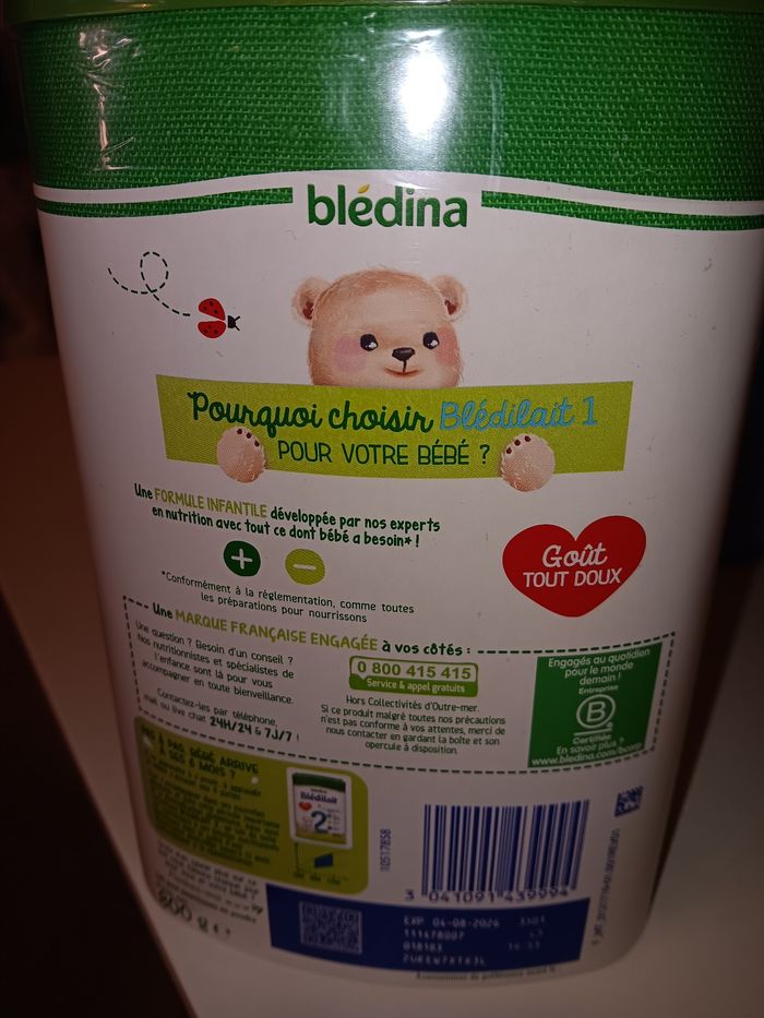 2 Boîtes Blédilait 1er âge - photo numéro 2