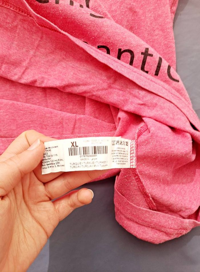 tshirt à texte mim taille XL 42 - photo numéro 2