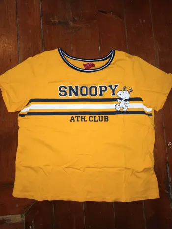 T-shirt jaune Snoopy