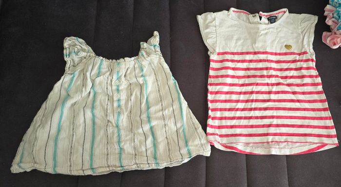 Lot 23 t-shirts bébé fille 2 ans – Très bon état 🌸 - photo numéro 10