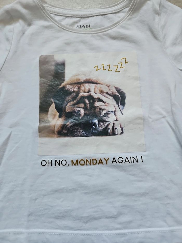 Tee shirt fille 3 ans kiabi chien - photo numéro 2