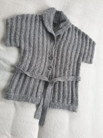 Gilet manches courtes femme L