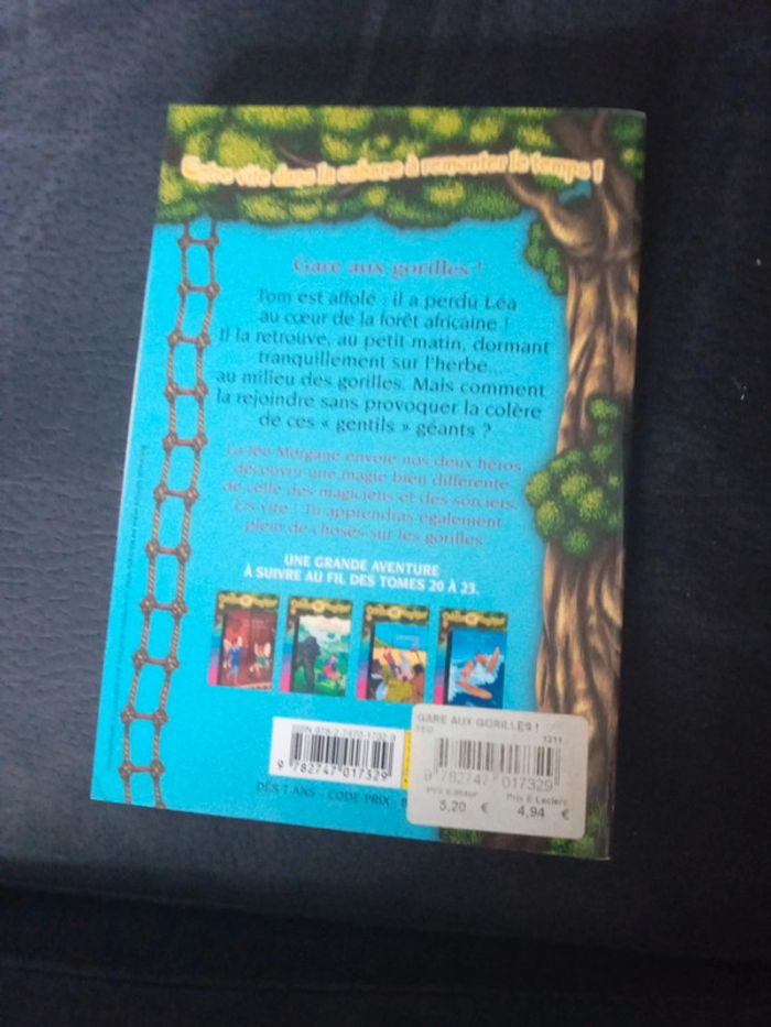 Gare aux gorilles tome 21 collection la cabane magique - photo numéro 2