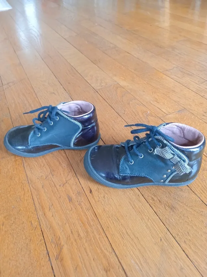 Chaussures bébé fille cuir Aster pointure 22 - photo numéro 2