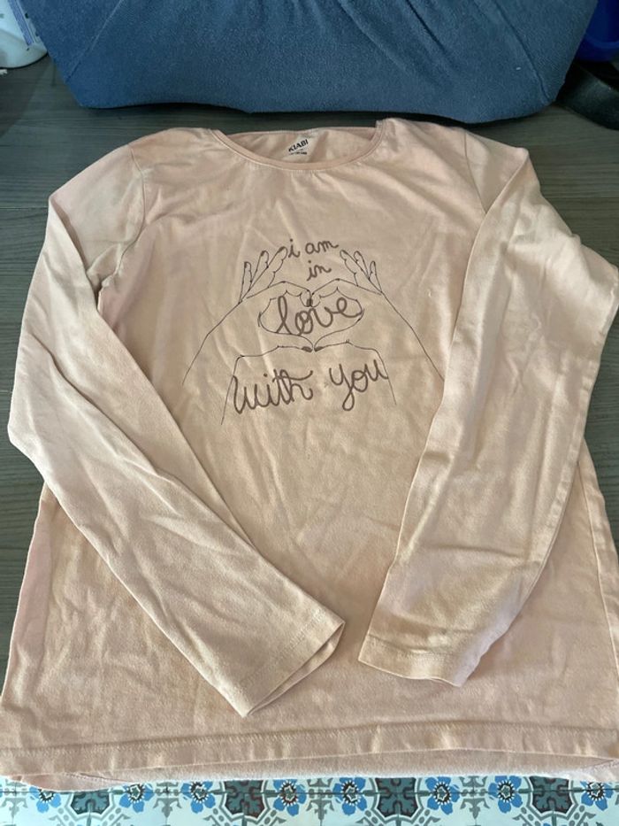 T-shirt saumon