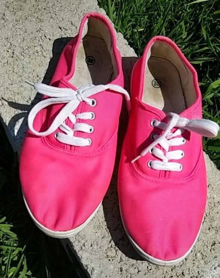 Baskets fines Rose