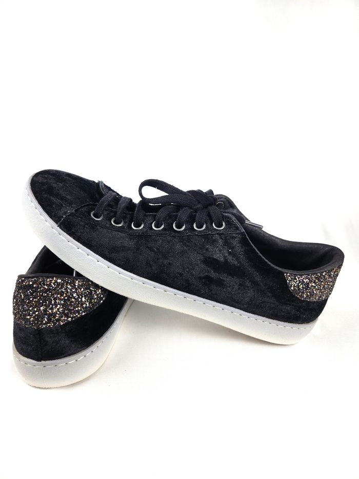 Baskets Victoria Noires avec Arrière Glitter - Taille 40 - photo numéro 5