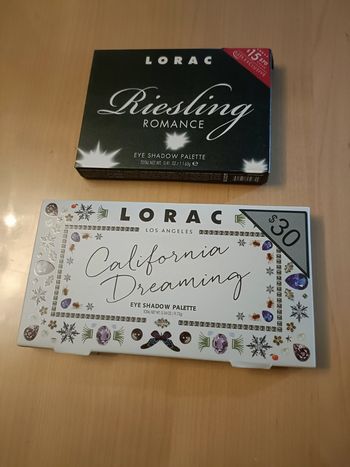 LOT DE DEUX PALETTES LORAC MARQUE AMERICAINE