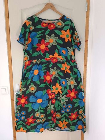 Robe florale vintage 44 46