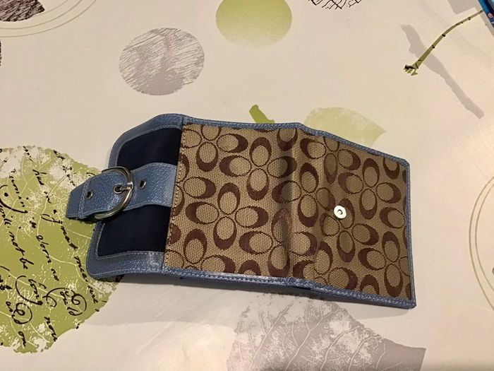 Porte feuille femme qui se déplie 26 cm ouvert 10 cm fermer - photo numéro 6