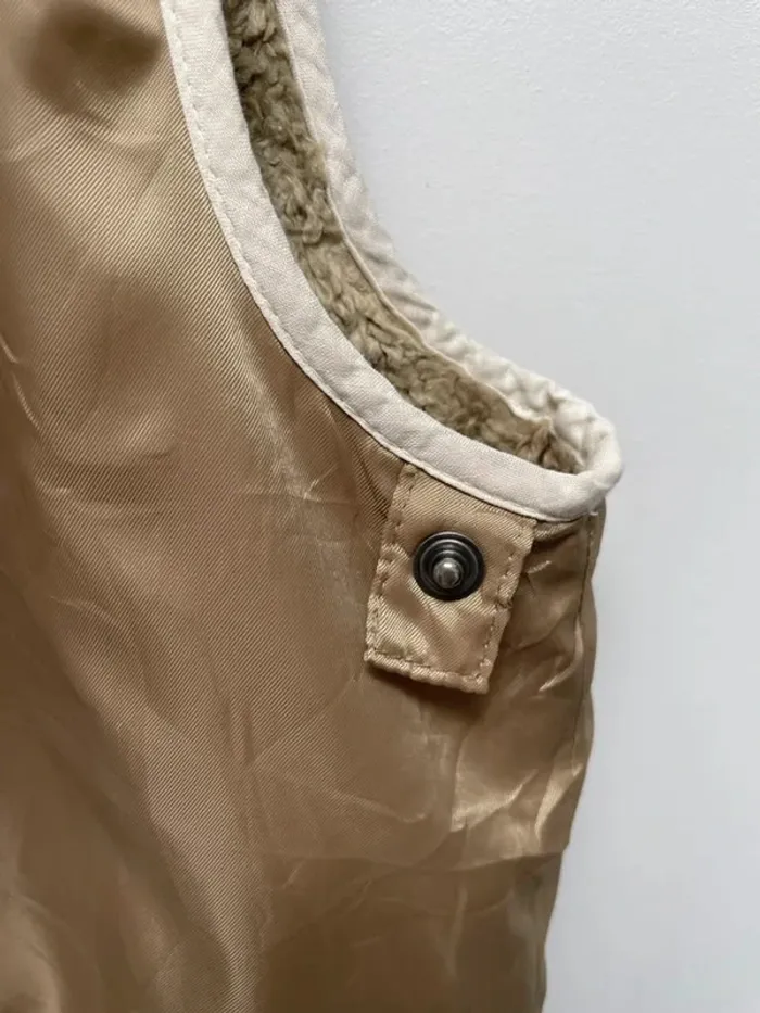 Gap Liner Vest Camel Brown Womens S - photo numéro 6