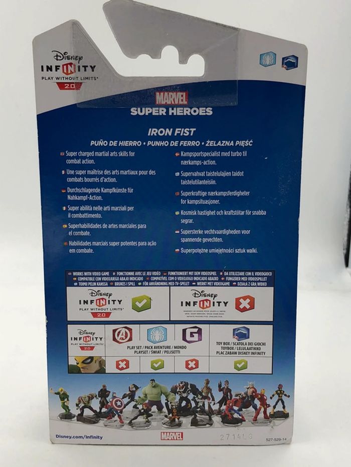 Figurine Disney Infinity 2.0 Marvel Super Heroes Iron Fist neuf - photo numéro 4