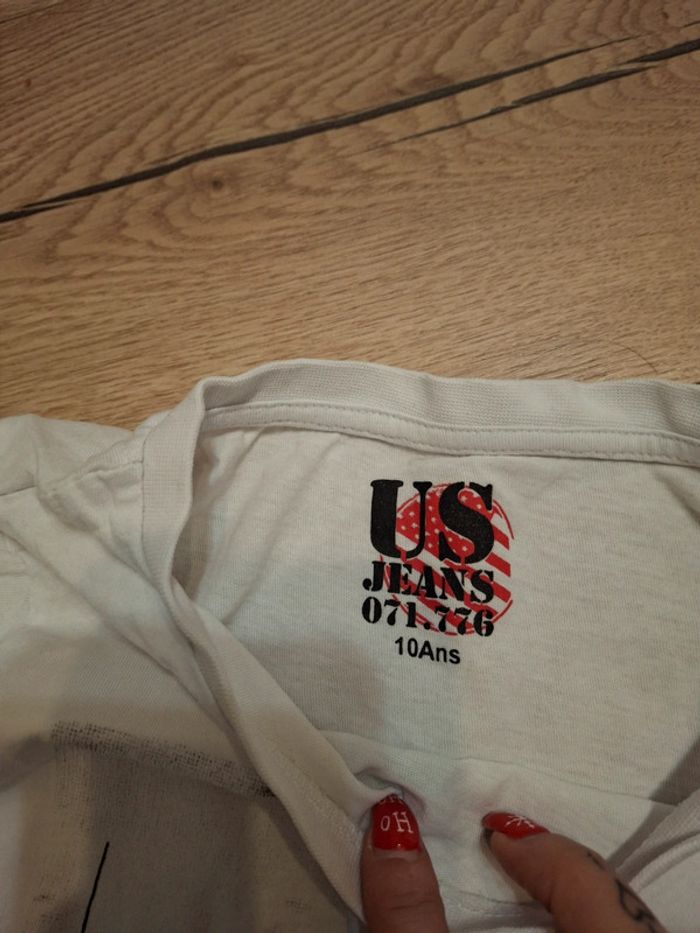 T shirt garçon 10 ans Chicago us jeans - photo numéro 2