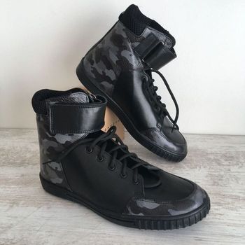 Bottines montantes, bottes plates sans talon, chaussures en cuir hiver printemps