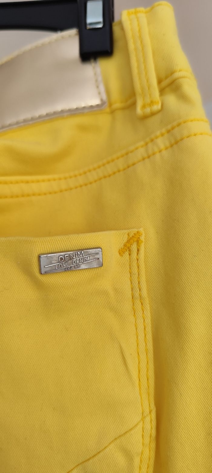 Pantalon femme taille 40 couleur jaune - photo numéro 5