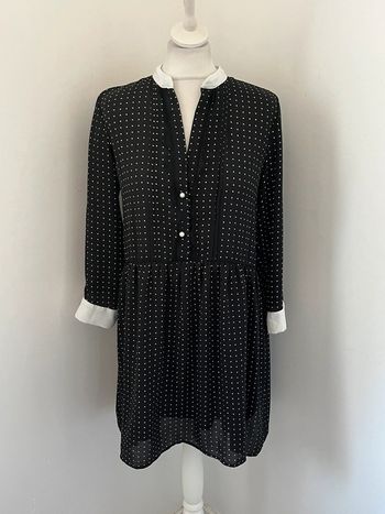 Robe noire à pois Zara M