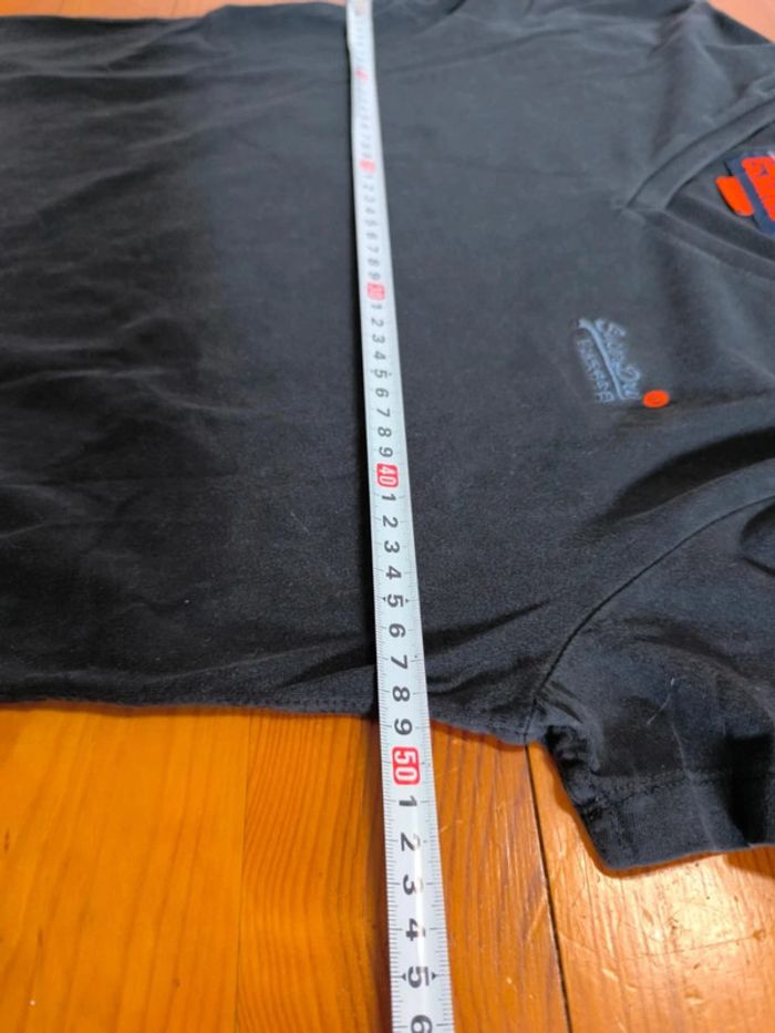 Polo/T-shirt Superdry - Col V - Noir - Taille M - photo numéro 9