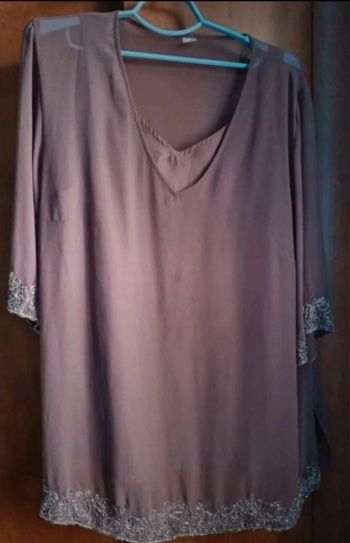 Blouse avec perles et bustier taille 58