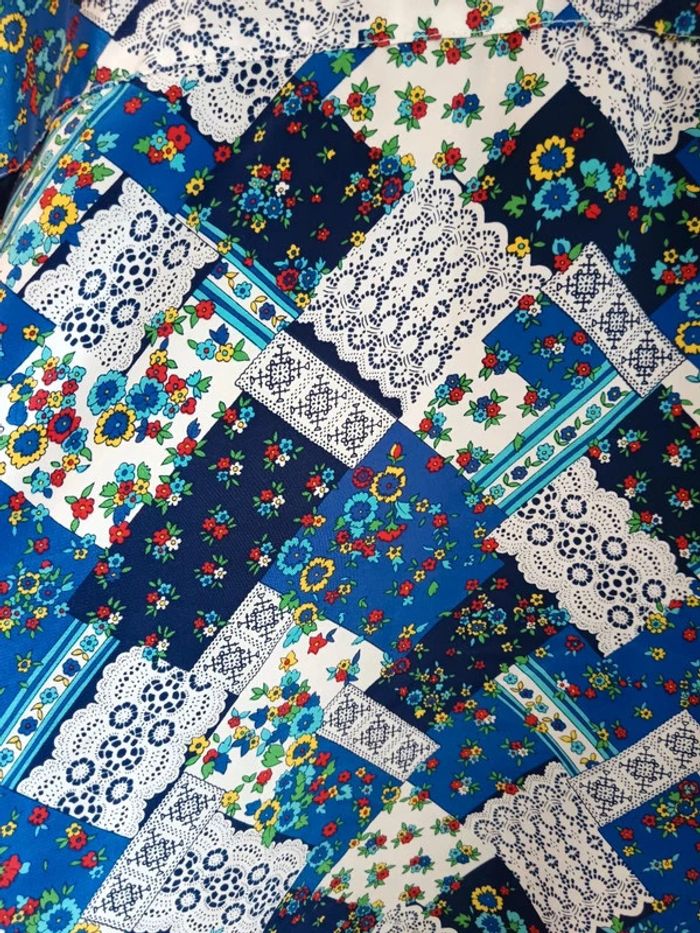 Chemisier upcyclé croppé et ses deux chouchous - photo numéro 10