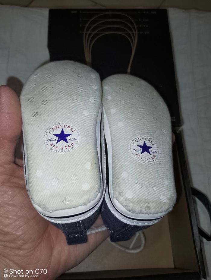 Converse baskets bleu marine 19.5 - photo numéro 3