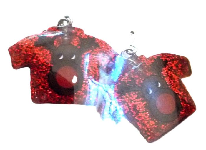 Boucles d'oreille "Noel" - photo numéro 2
