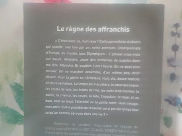Le règne des affranchis par Claude Onesta Ed. Michel Lafon - photo numéro 2