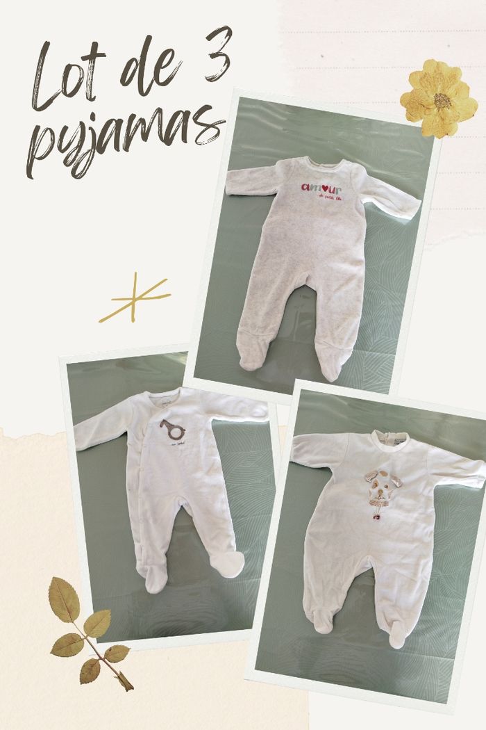 Lot pyjama 3 mois
