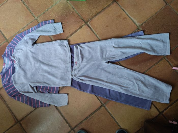 Lot de 2 pyjamas 10 ans DPAM - photo numéro 1