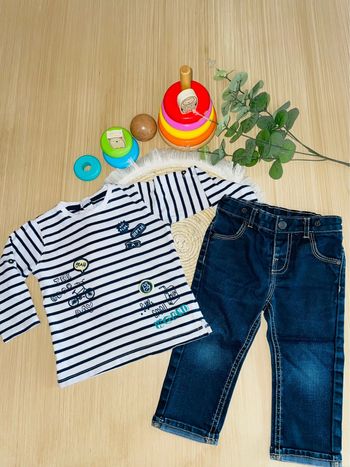 T-shirt et pantalon 18 mois garçon (80cm)