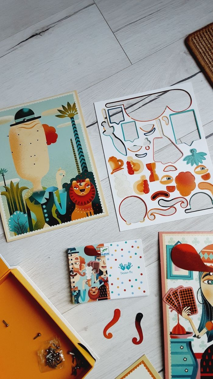 Jeu jouet éducatif Djeco Portraits qui bougent 3 - 6 ans - photo numéro 4