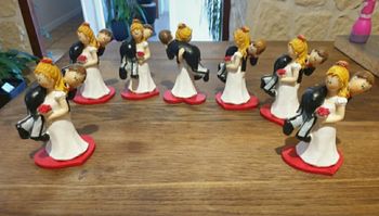 lot figurines mariage