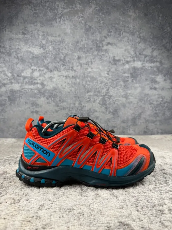 Salomon XA Pro 3D - Trekking Shoes - Orange & Blue - photo numéro 3