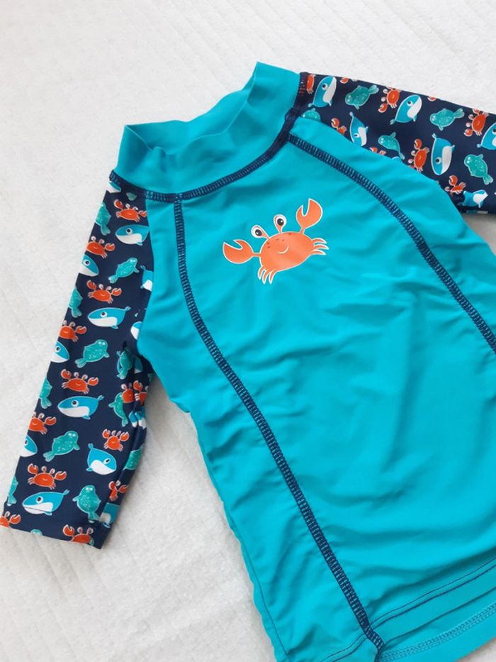 Tee shirt de bain crabe Energetics 3 ans - photo numéro 2