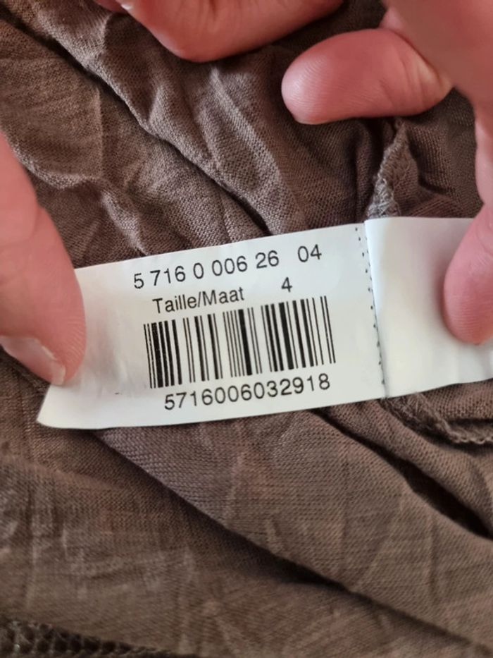 Armand Thiery blouse marron * taille 4 * - photo numéro 10