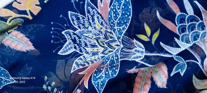 Blouse en voile motif floral coloré marine femme XXL janis & john - photo numéro 16