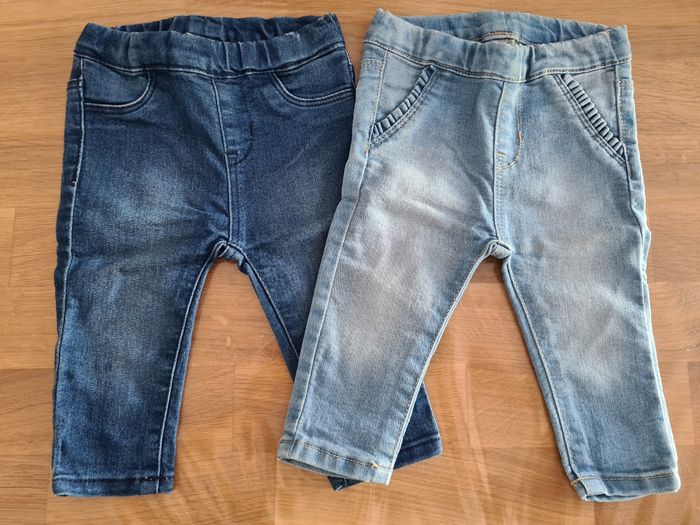 Lot 2 pantalons jeans