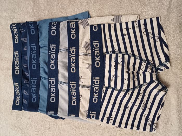 Lot de 5 boxers Okaïdi 2 ans (réf perso T17)(familleac72)