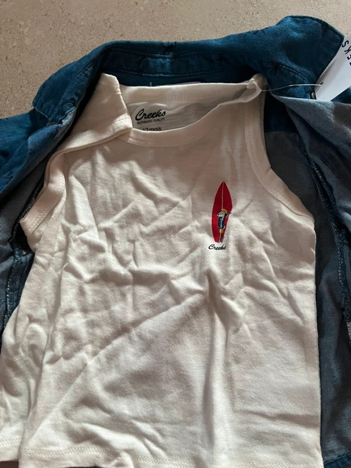 Ensemble creeks bébé garçon 12 mois - photo numéro 2