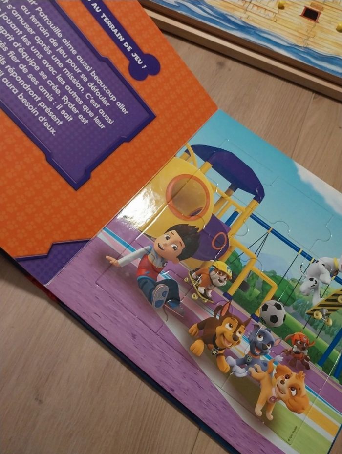 Mon joli livre puzzle Pat Patrouille - photo numéro 5