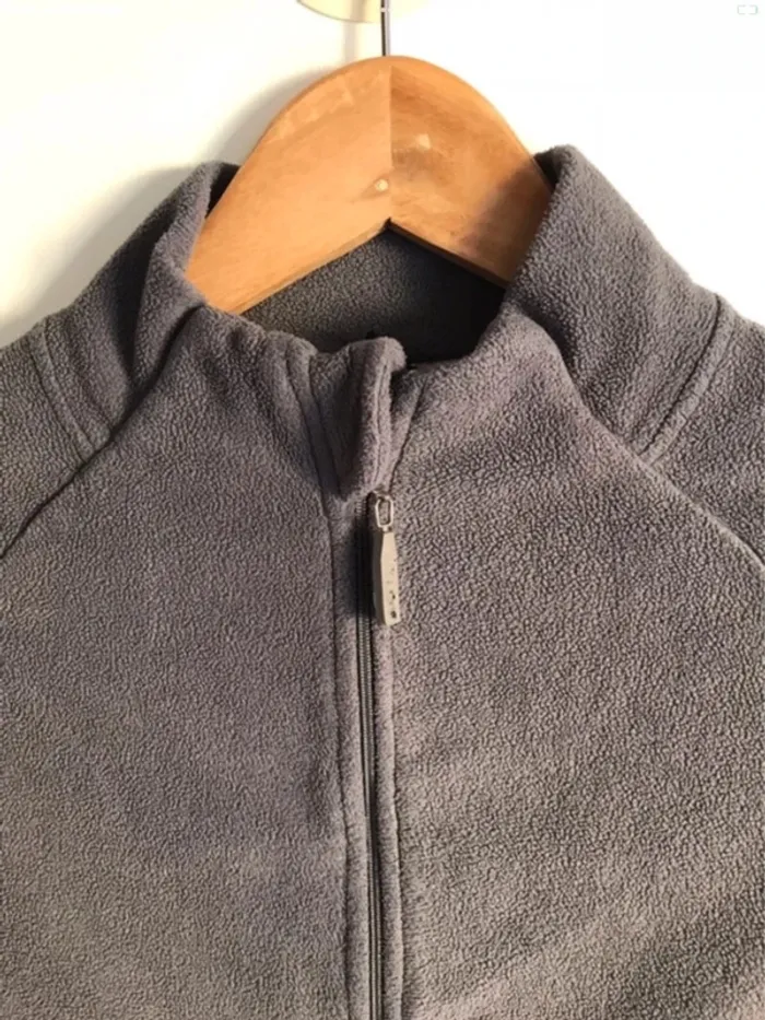 Veste polaire grise anthracite Tex sport taille S - photo numéro 2